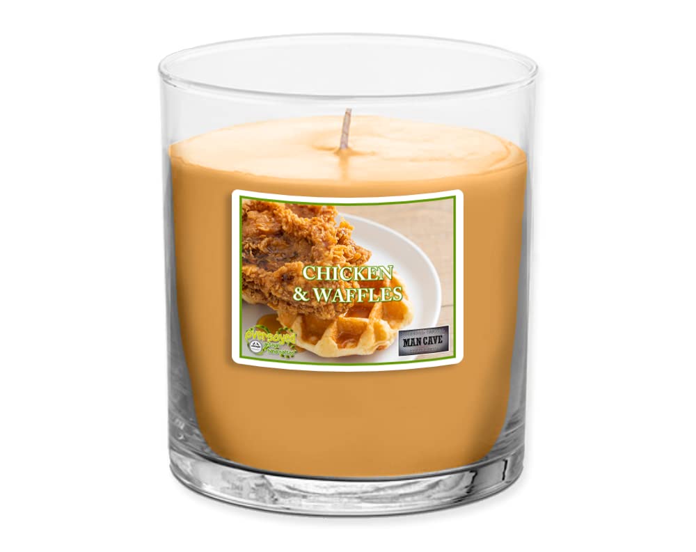 chicken and waffles candle